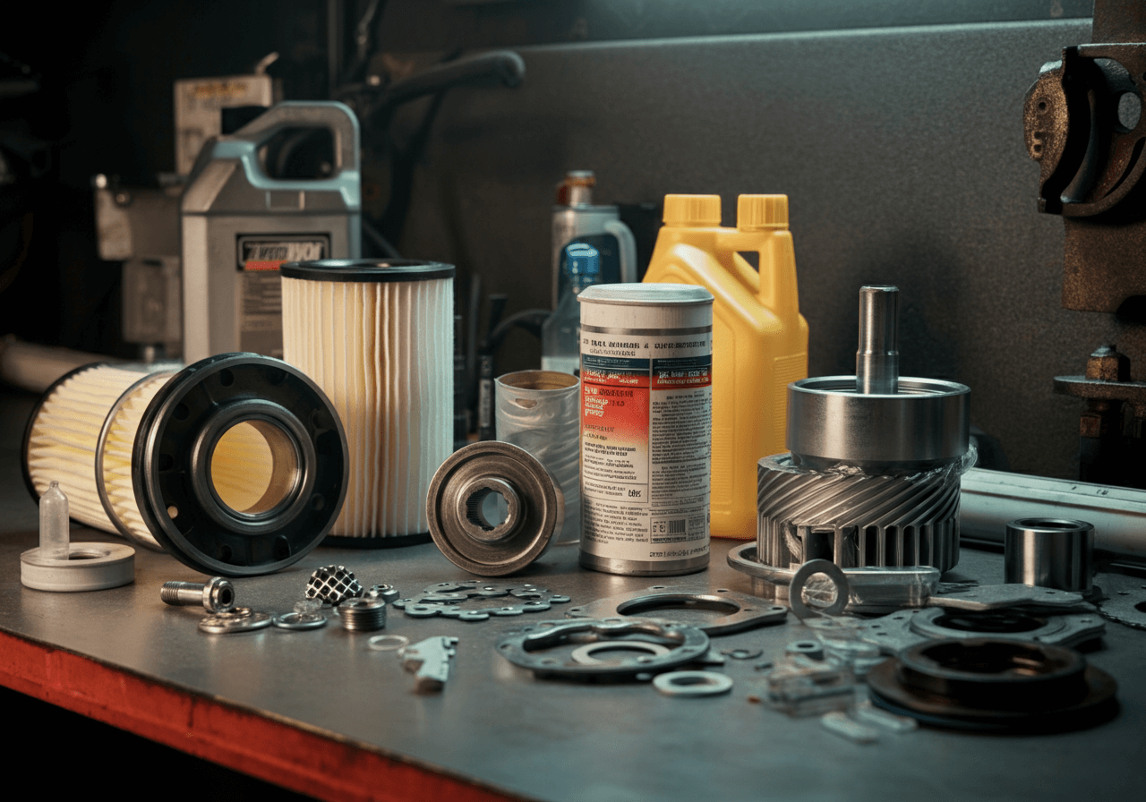 Materiales para mantenimiento de equipos